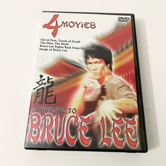 A Tribute to Bruce Lee DVD 4 Movies 2 Discs - Picture 1 of 14